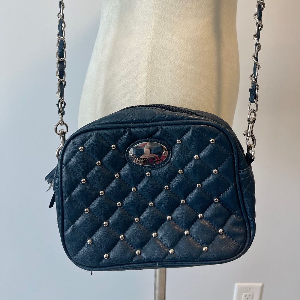 Betseyville by Betsey Johnson navy quilted crossbody